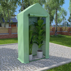 Plastenik s čeličnim okvirom 0,5 m2 1 x 0,5 x 1,9 m