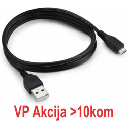 GEMBIRD CCP-mUSB2-AMBM-1M** Gembird USB 2.0 A-plug to Micro usb B-plug DATA cable 1M BLACK (60)