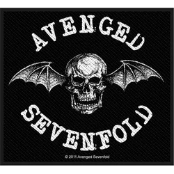 Avenged Sevenfold Death Bat Našitek za šivanje 100 x 100 mm