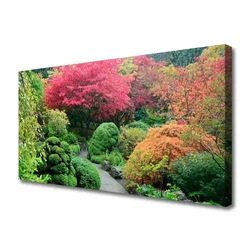 tulup.si Slika na platnu Tree flower garden narava 140x70 cm