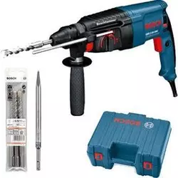 Bosch GBH 2-26 DRE elektropneumatska bušilica štemarica + 3 delni SDS plus set burgija + špicasto dleto ( 0611253336 )