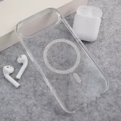 Maska Mag Case Bling za iPhone Air srebrna