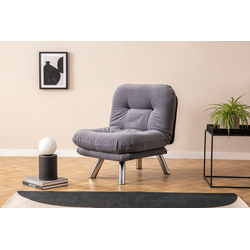 Atelier del Sofa Fotelja Misa 110x70cm Siva