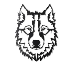 Wallity Wolf v11 Zidna dekoracija, 38x50 cm