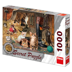 Dino Puzzle mačke 1000 secret collection