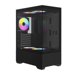 Kuciste Raidmax Infinita I802 Air/Glass/3 x ARGB/Crni/I802ABS