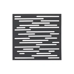 Nortene Dekorativni panel Nautic PP 2019487, 1x1m, Antracit