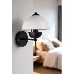 Opviq Zidna lampa 9079-3, Crna