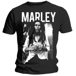 Bob Marley Unisex majica Black & White M