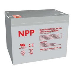 NPP NPG12V-80Ah, Gel Baterija za UPS C20=80AH, T16, 330x171x214x220