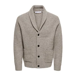 Only & Sons Pletena jopa ONSSKY svetlo rjava