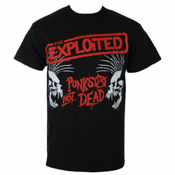 Metal majica moška Exploited - PUNKS NOT DEAD I SKULLS - RAZAMATAZ - ST2151