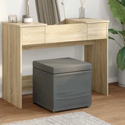Stolica Tamno siva 41 x 41 x 40 cm Tkanina i konstruirano drvo