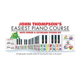 THOMPSONS:EASIEST PIANO COURSE NOTE FINDER &KEYBOARD STICKER SET(nalepke za tip