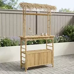 Vanjski bar stol Prirodna 110 x 50 x 209 cm Bambus