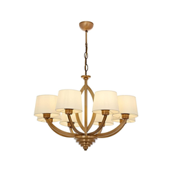Opviq Luster Av-1876-8Es, 80 cm, Braon-bež
