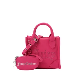Juicy Couture Ročna torbica roza/srebrna