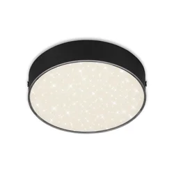 Briloner 7072-415 - LED plafonsko svetlo STAR SKY LED/11W/230V O 15 cm crna