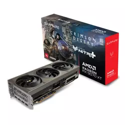 Grafična kartica AMD RX9070 XT Sapphire NITRO+ OC Crimson Desert - 16GB GDDR6 | 2xHDMI 2.1 2xDisplayport 2.1 (11348-10-20G)