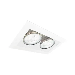 Brosline 3035 - Ugradno plafonsko svetlo CAGE 2xGU10/10W/230V belo