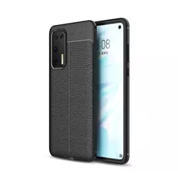 Maska Elegant man exclusive za Huawei P40 crni.