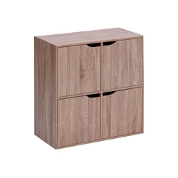 5five - Komoda TIDY 68x68x32 cm rjava