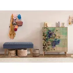 Hanah Home Set Nameštaj za hodnik Multilux 727 1048, Plavi