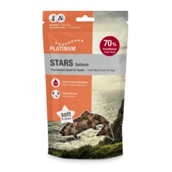 Platinum priboljšek za pse Stars Losos 185 g