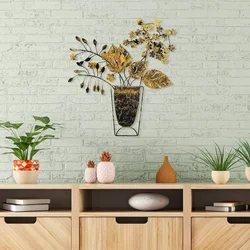 Wallity Zidna dekoracija Flowers in Pots, 47x55 cm, Šarena