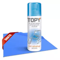 TOPY Sprej za Ä?iA!Ä‡enje 120 ml + Mikrofiber