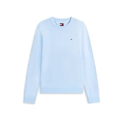 Tommy Jeans Pulover ESS svetlo modra