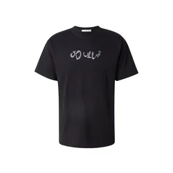 Soulland Majica KAI BALDER črna/srebrna