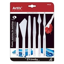 Omp Artix plastične slikarske lopatice, 6 kosov