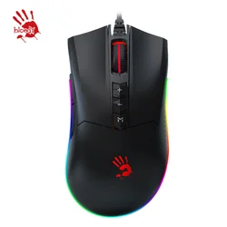 A4TECH Gaming miš, Žični, Crni