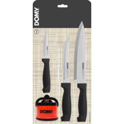 Domy Set Noževa 3/1 + Oštrač DO 92440