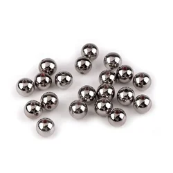 Plastične božične kroglice O12 mm - temno srebrne (20 kosov)