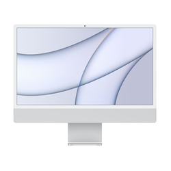 Apple iMac 24 računalo, Retina 4,5K, Apple M1 chip, 8-core CPU, 7-core GPU, 256GB, srebrni