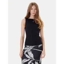Guess Top W5RP16 KCNH2 Črna Regular Fit