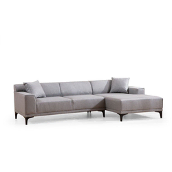 ATELIER DEL SOFA Ugaona garnitura Petra R Corner Light Grey