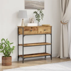 Konzolna stolica Staro drvo 72,5 x 25 x 75 cm Konstruirano drvo