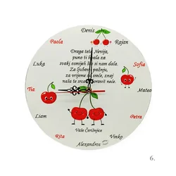 Personalizirani zidni satovi – Unikatni dar zahvalnosti za učiteljice i tete u vrtiću - 6. - 1793