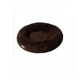 Postelja Amelia plišasta okrogla 60 cm rjava A21 1 kos