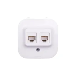 LEGRAND FORIX Dvojna računalniška vtičnica RJ45 kat. 5e UTP bela 782428