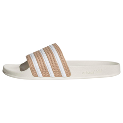 ADIDAS ORIGINALS Natikače Adilette, toplo smeđa / bijela