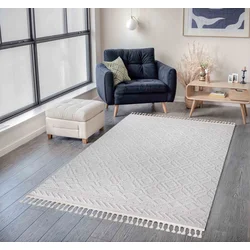 Conceptum Hypnose Tepih Polka, 140 x 200cm, Beli