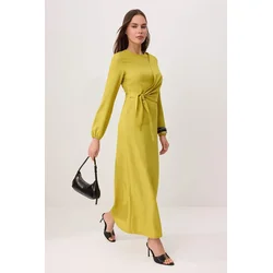 Trendyol Modest Ženska haljina Tctss25Eb00129, Oker