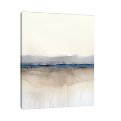 Canvas Slika na platnu Plavi horizonti II Bez rama, 40 x 50 cm