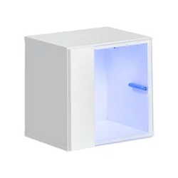 eoshop Vitrina SWITCH WW 5, bela mat/beli sijaj