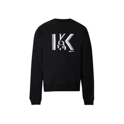 KARL LAGERFELD JEANS Majica črna / bela