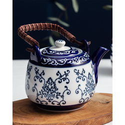 MADAME COCO Ravi Ethnic Čajnik, 750ml, Plavi